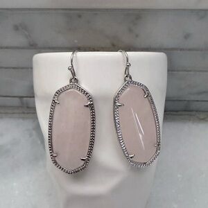 Kendra Scott Rose Quartz Earrings